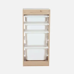 Children's storage furniture 4 storage bins (Pack of 2)