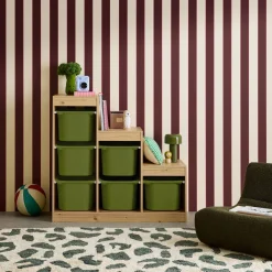 Children's storage unit staircase 6 storage bins