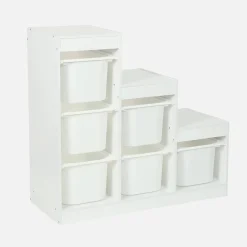 Children's storage unit staircase 6 storage bins