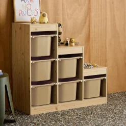 Children's storage unit staircase 6 storage bins