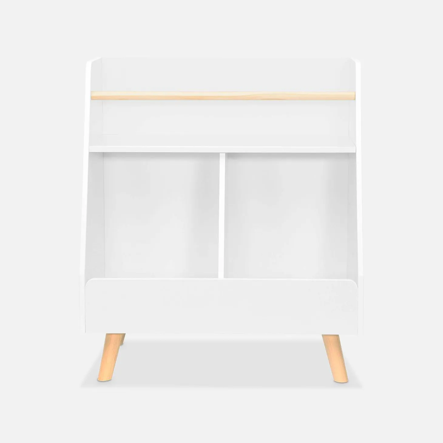 Children's storage unit with 2 compartments