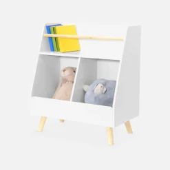 Children's storage unit with 2 compartments