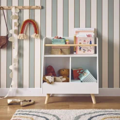 Children's storage unit with 2 compartments