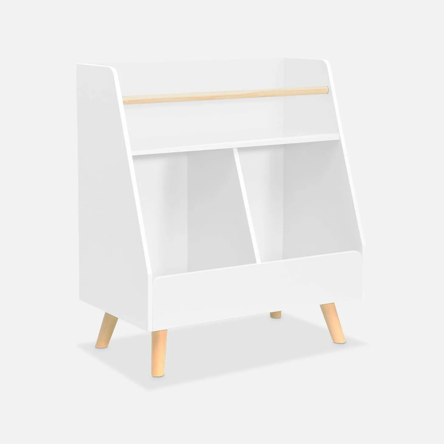 Children's storage unit with 2 compartments