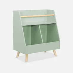 Children's storage unit with 2 compartments