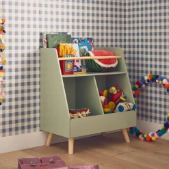 Children's storage unit with 2 compartments