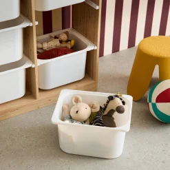 Children's storage unit with 6 storage bins