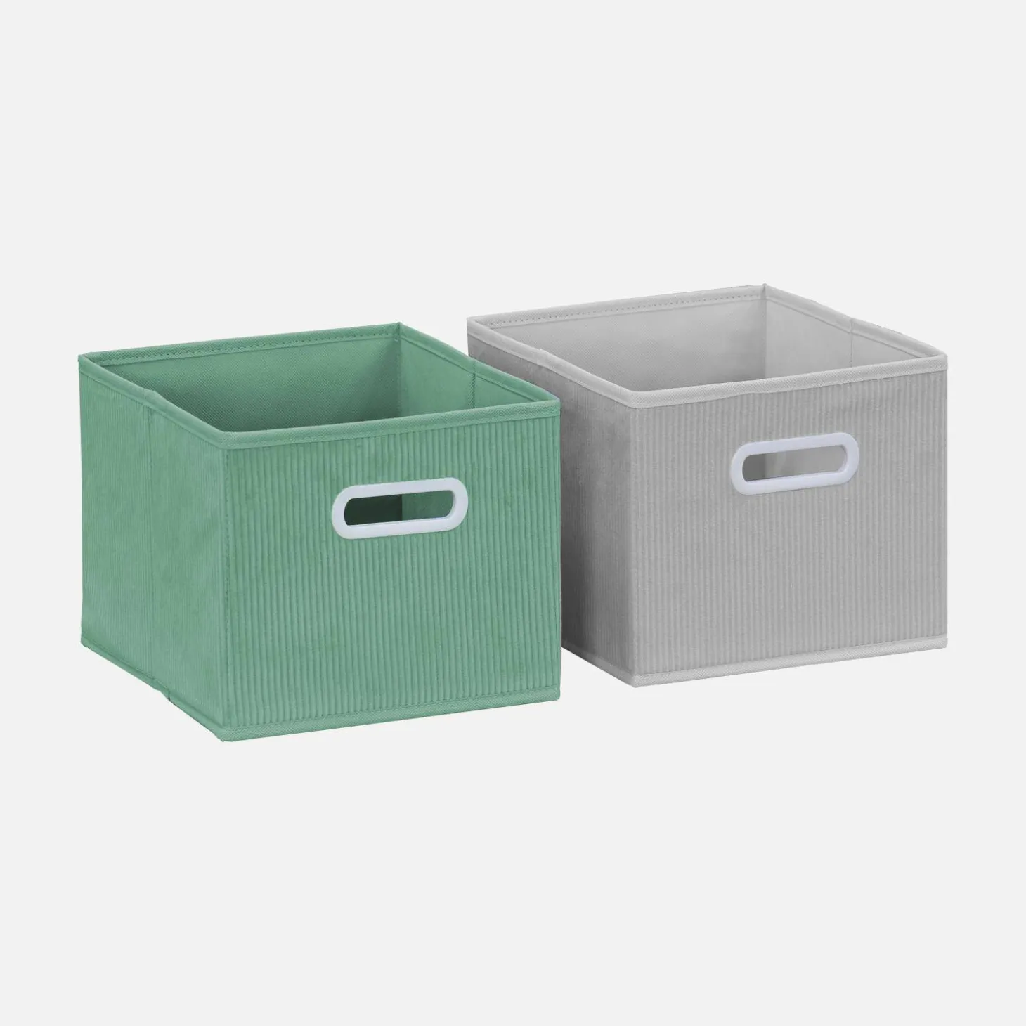 Children's storage unit with 4 velvet baskets