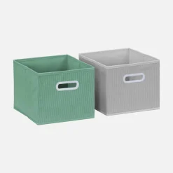 Children's storage unit with 6 velvet baskets
