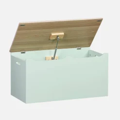 Children's toy storage box with side handles