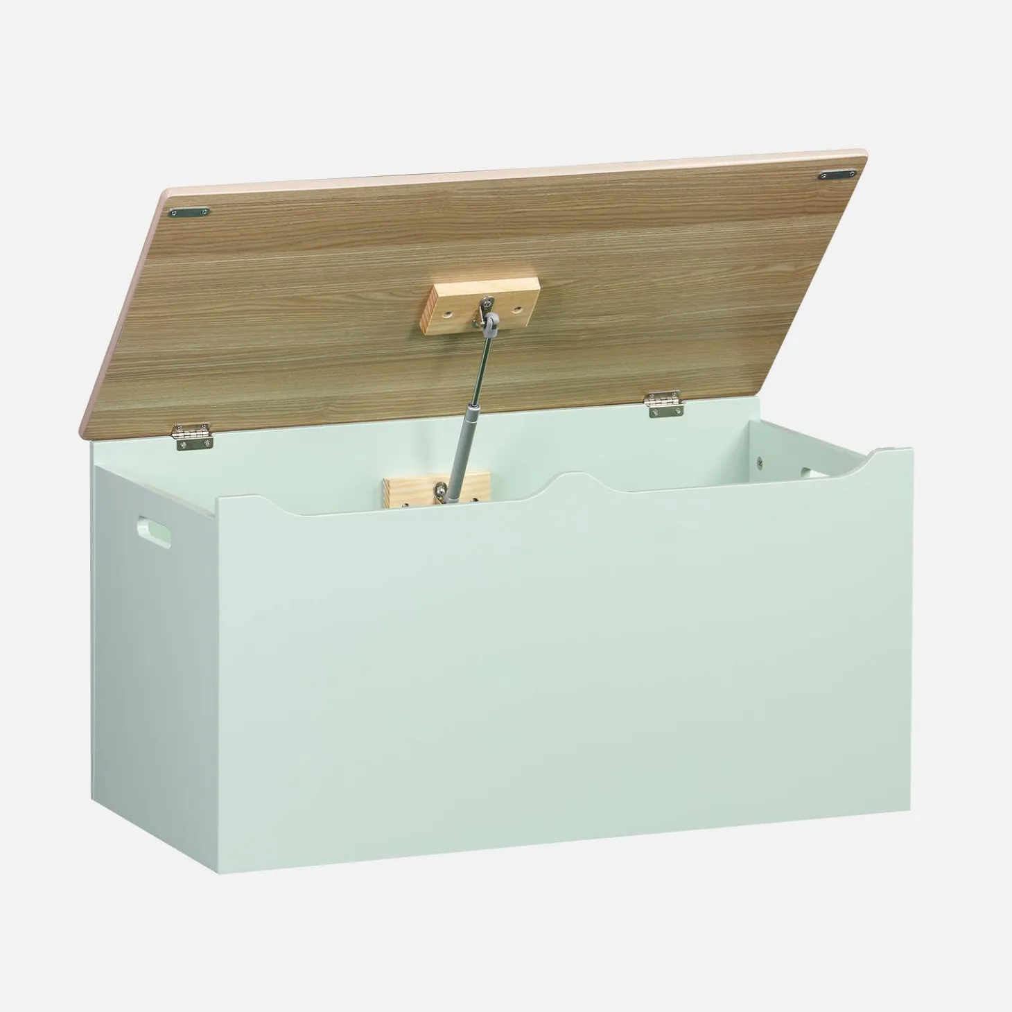Children's toy storage box with side handles