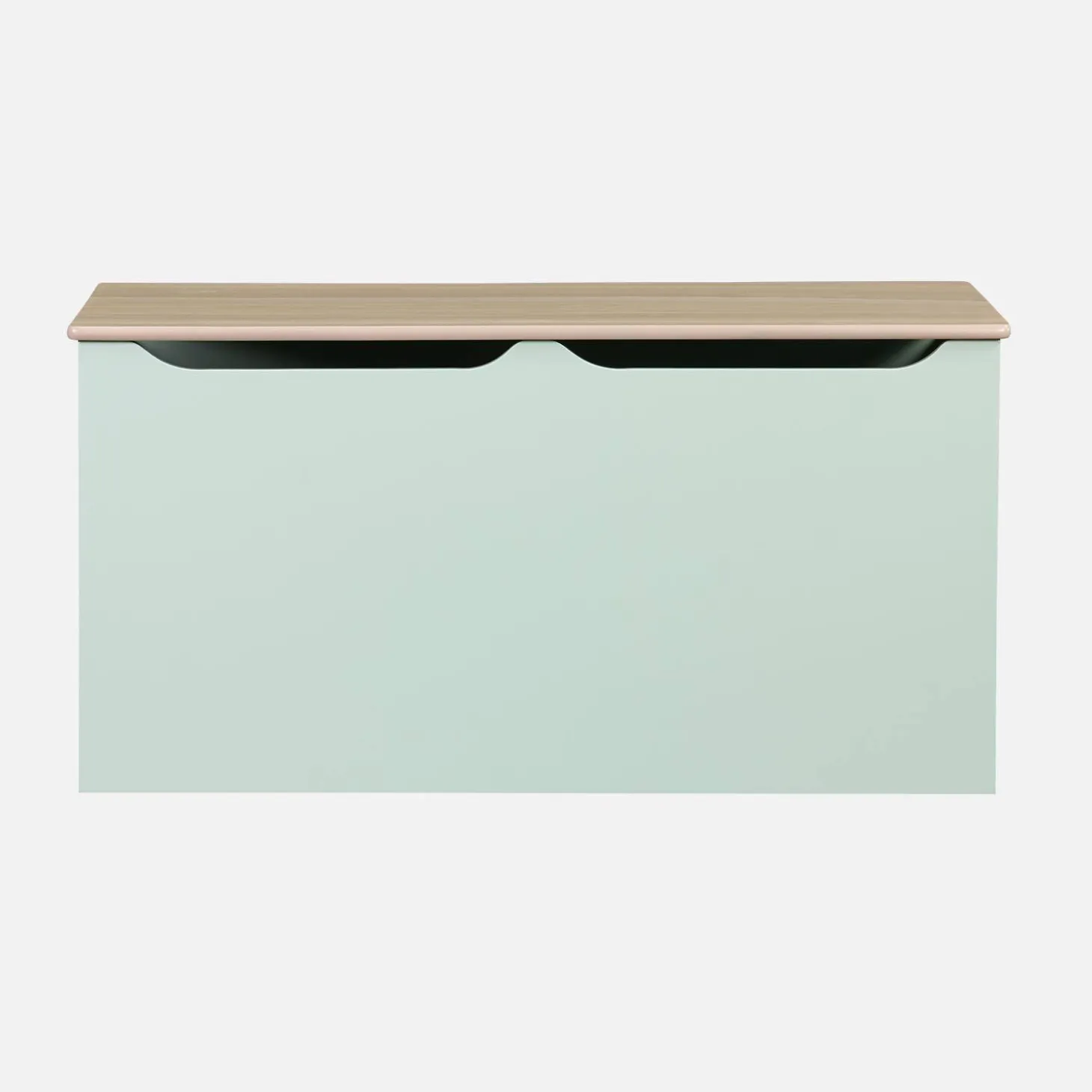Children's toy storage box with side handles