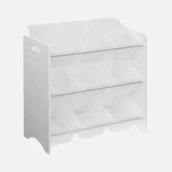 Children's toy storage unit with 9 baskets