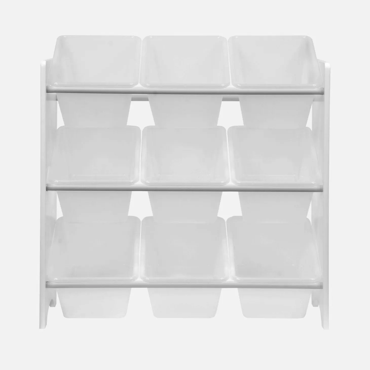 Children's toy storage unit with 9 baskets
