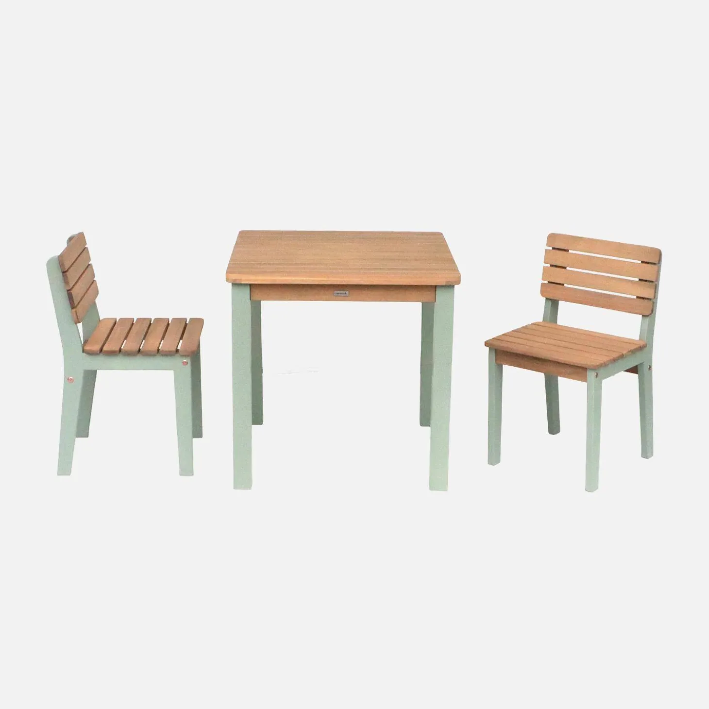 Children's wooden table with chairs