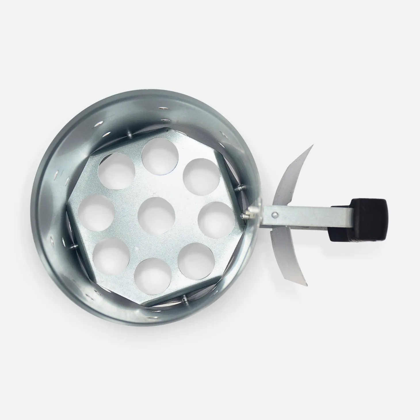 Chimney starter for charcoal barbecues