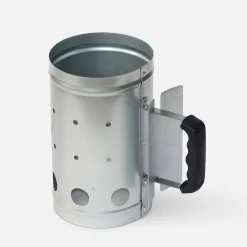 Chimney starter for charcoal barbecues