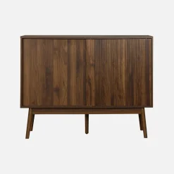 115cm buffet storage with wood effect