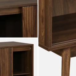 115cm buffet storage with wood effect