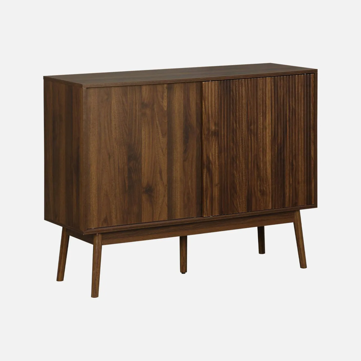 115cm buffet storage with wood effect