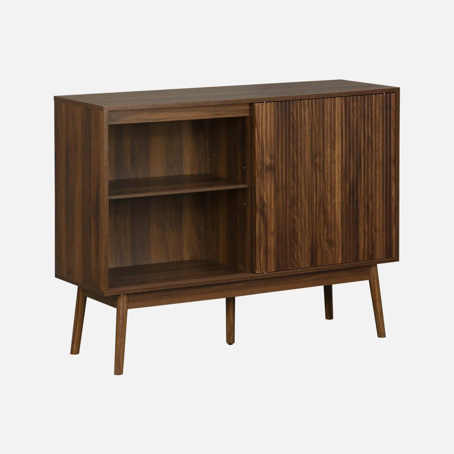 115cm buffet storage with wood effect