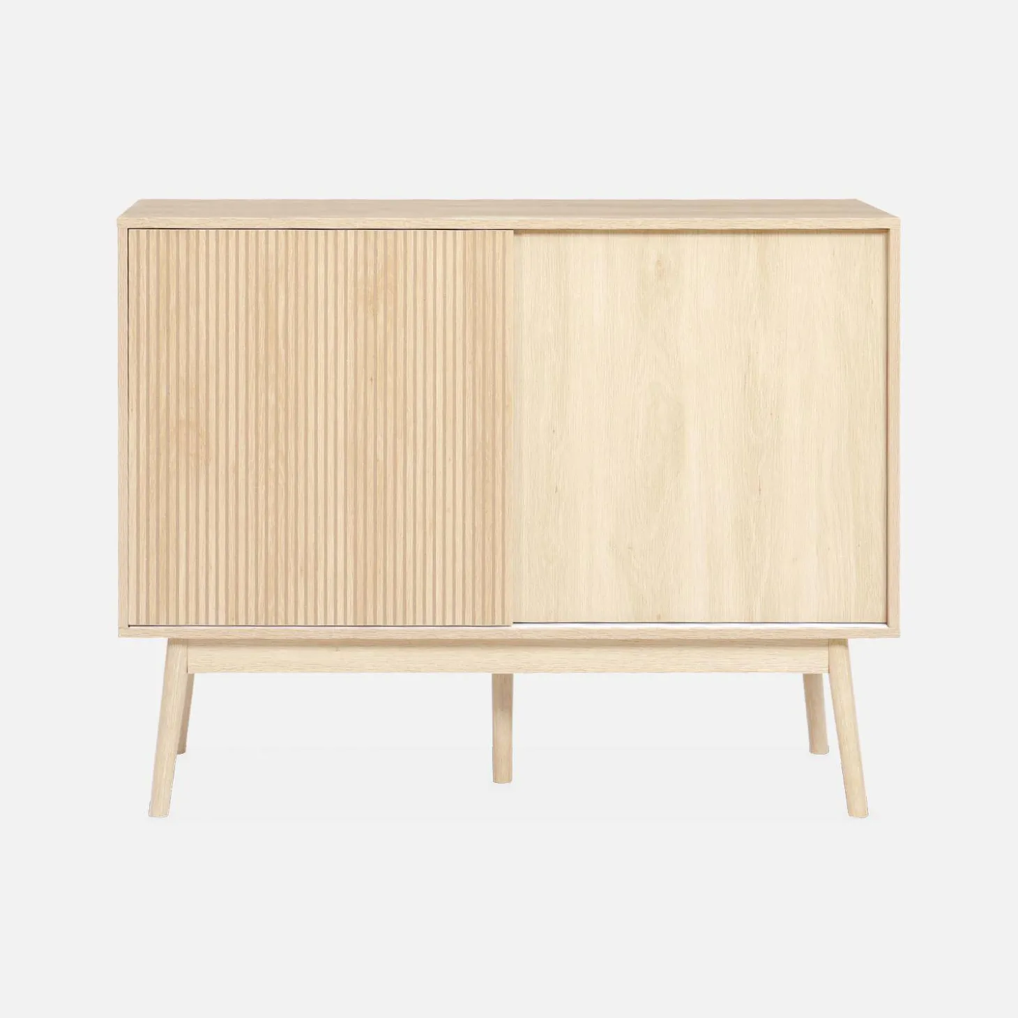 115cm buffet storage with wood effect
