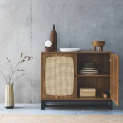 100cm cane sideboard