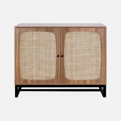 100cm cane sideboard