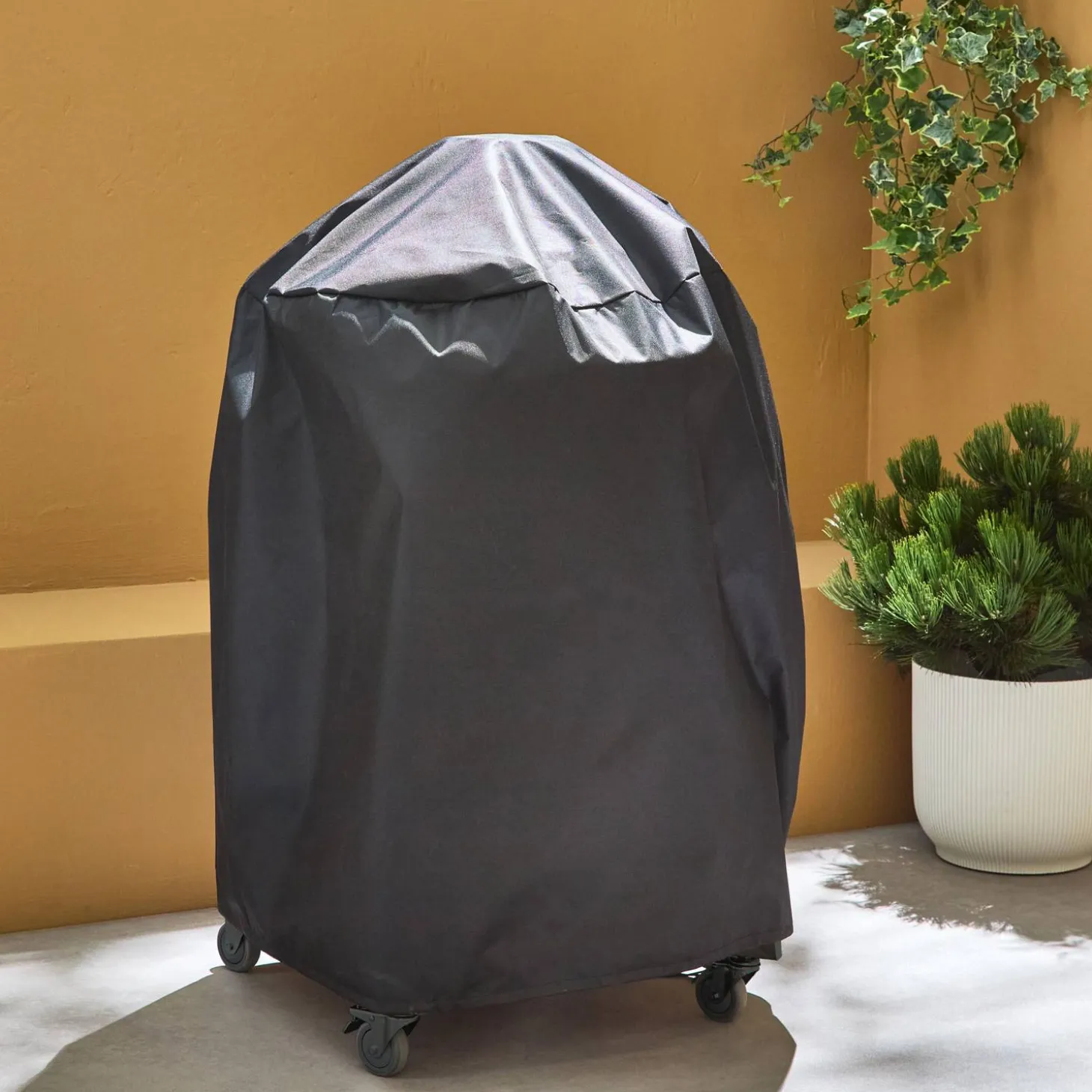 57cm ceramic charcoal barbecue + cover