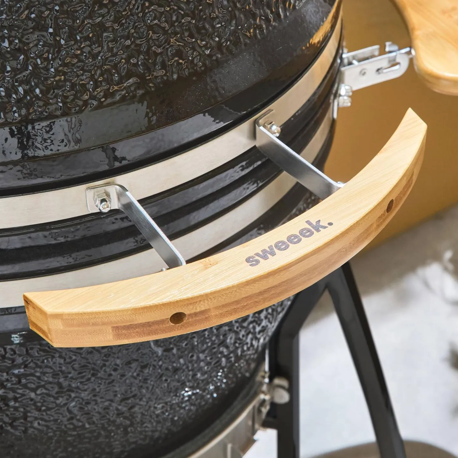57cm ceramic charcoal barbecue + cover