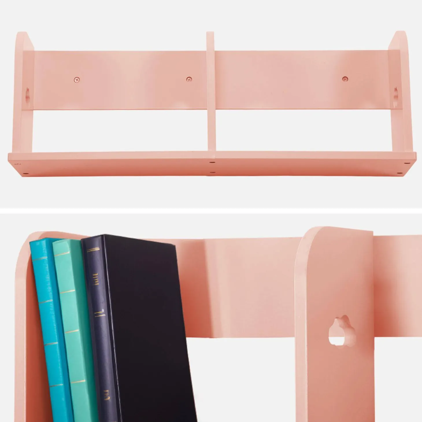 60cm children's bedroom wall shelf