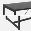 120cm metal console with reinforcement bar