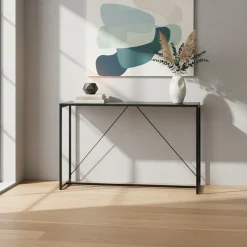 120cm metal console with reinforcement bar
