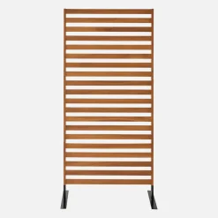 80cm outdoor wooden screen