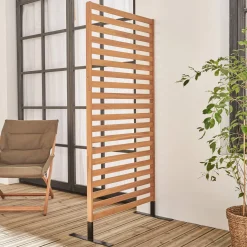 80cm outdoor wooden screen