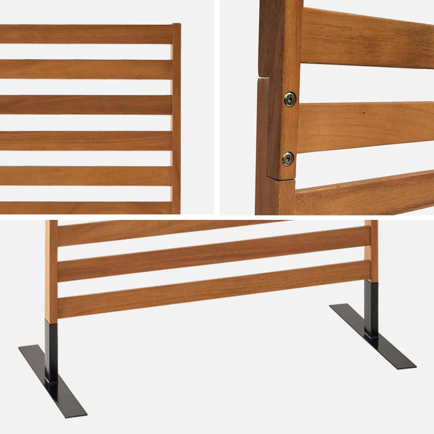 80cm outdoor wooden screen