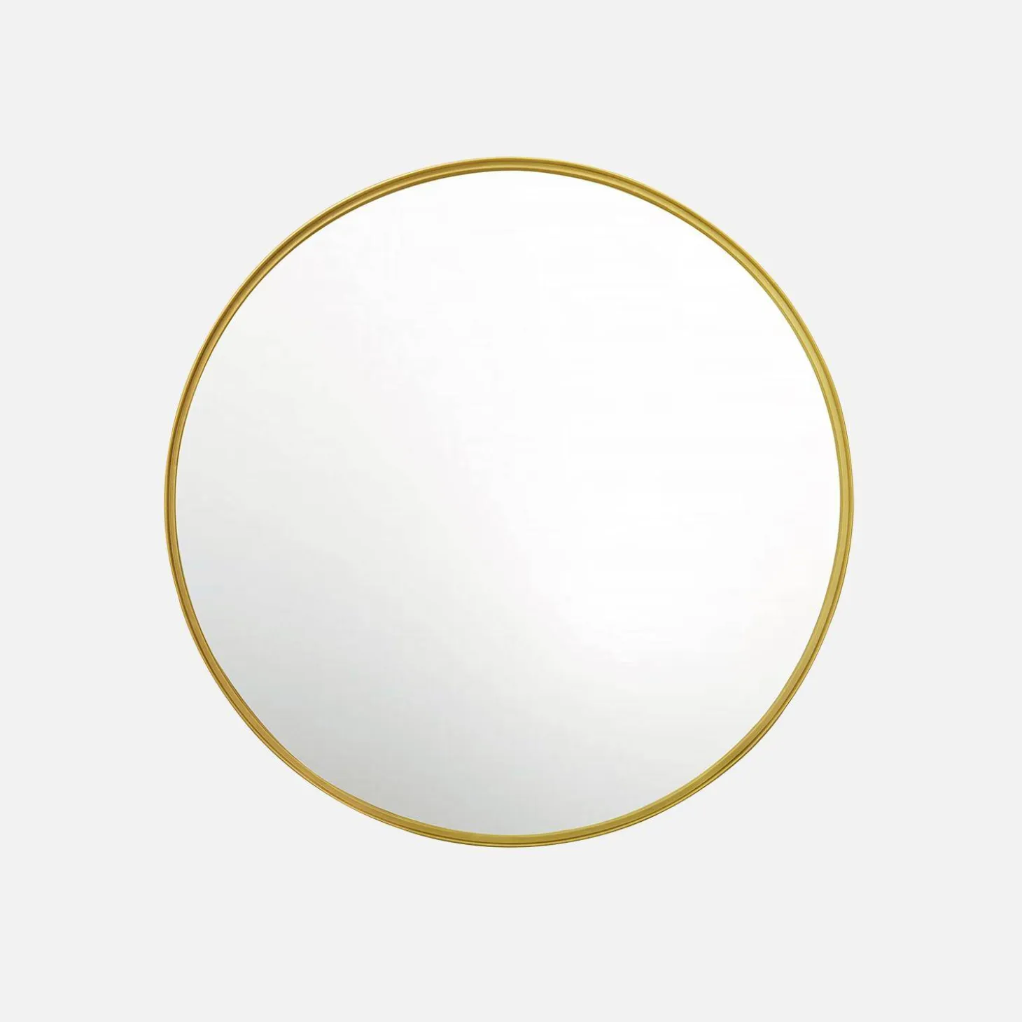 60cm round metal mirror