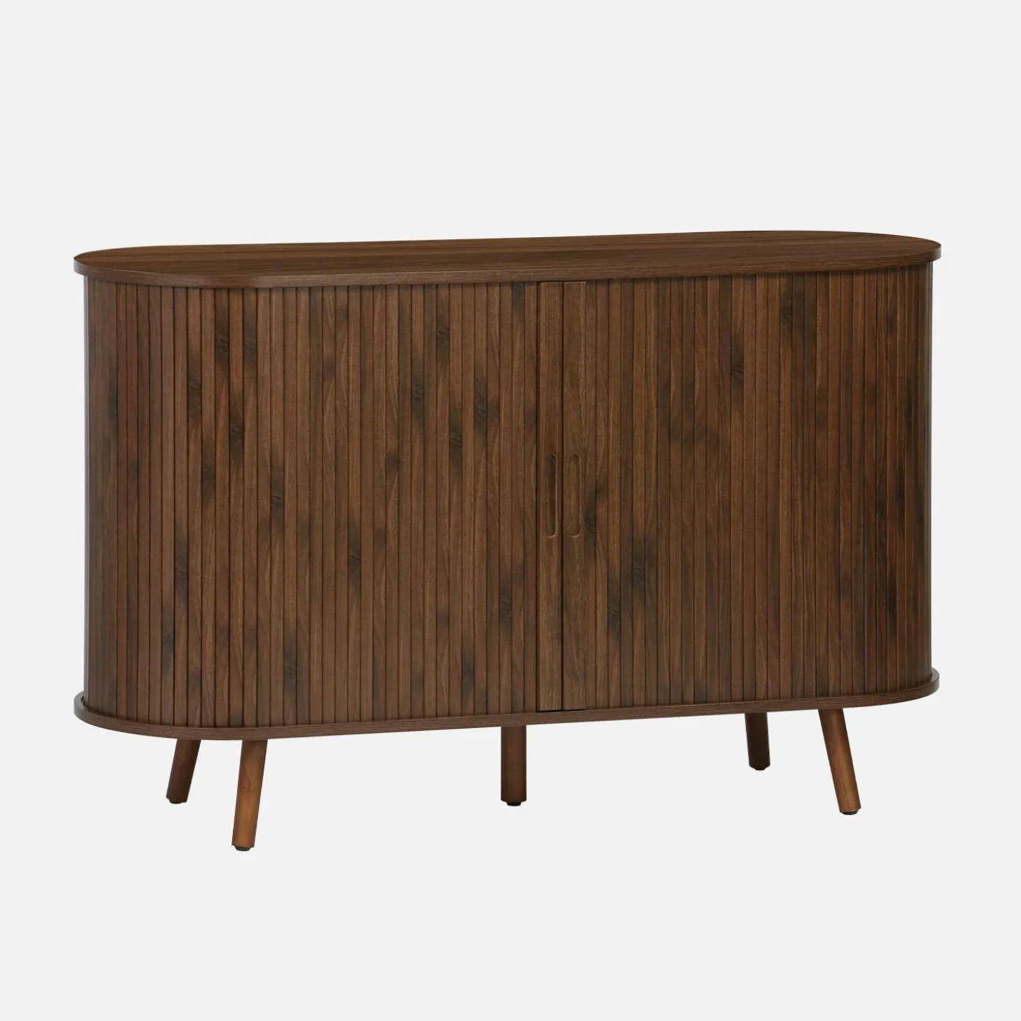120cm scandi-style sideboard with 2 sliding doors