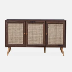 120cm sideboard cabinet with wooden effect