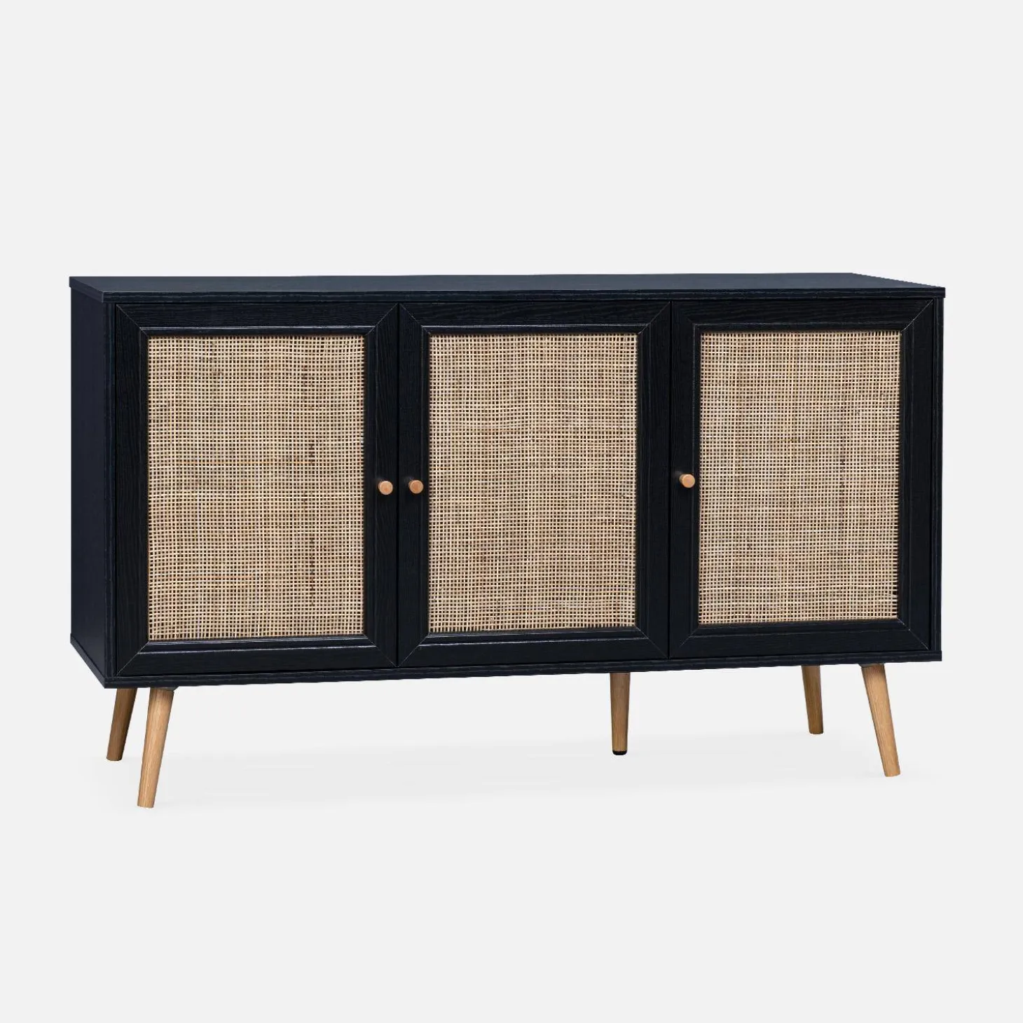 120cm sideboard cabinet with wooden effect
