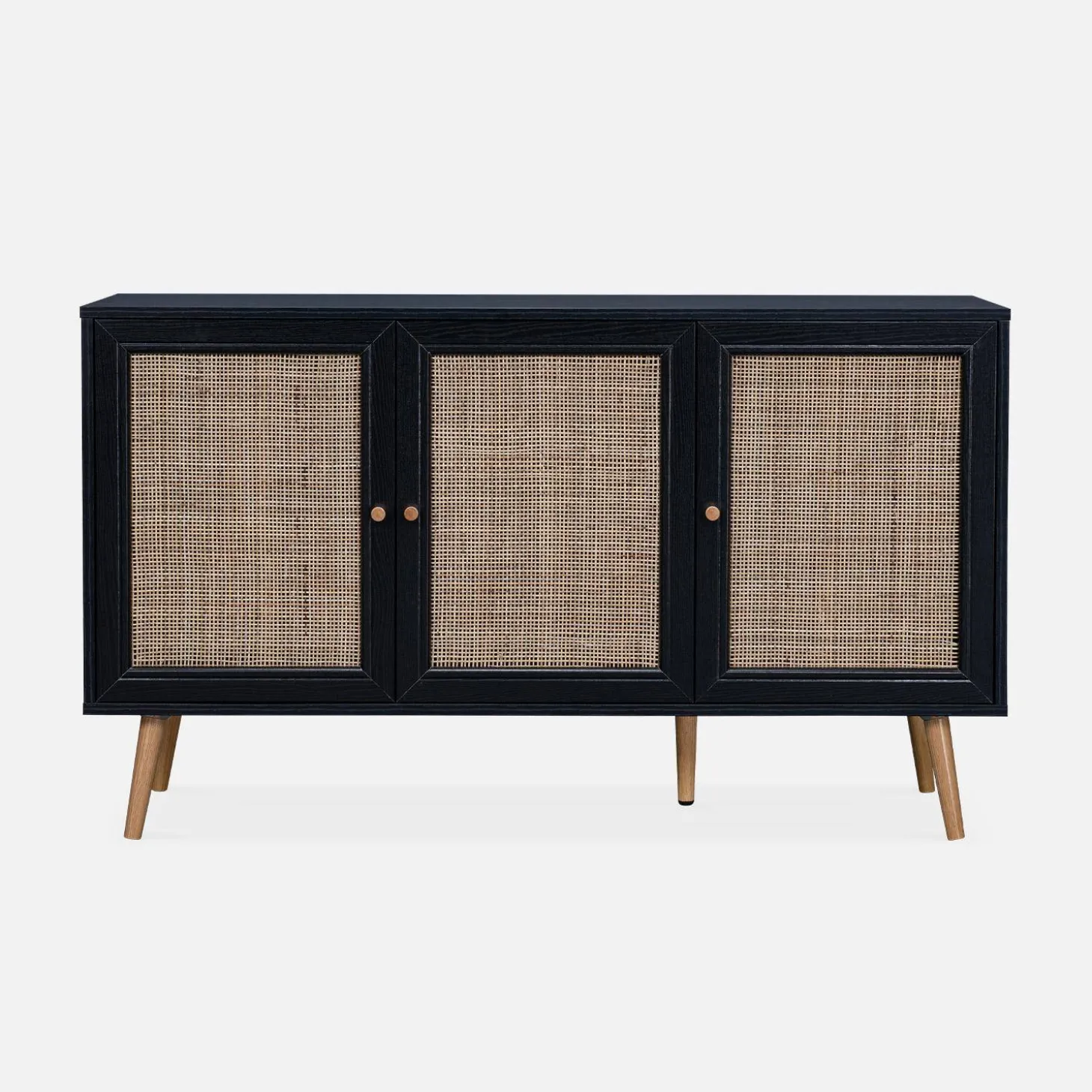 120cm sideboard cabinet with wooden effect
