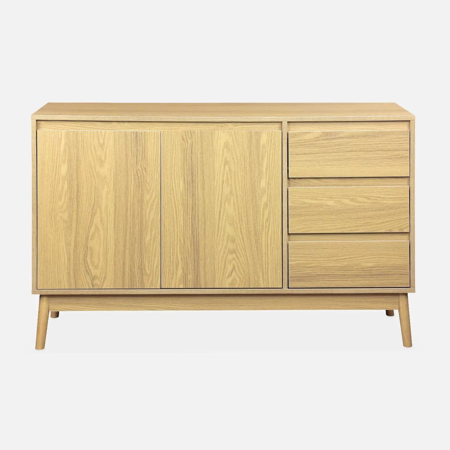 120cm sideboard with wood-effect and 2 doors