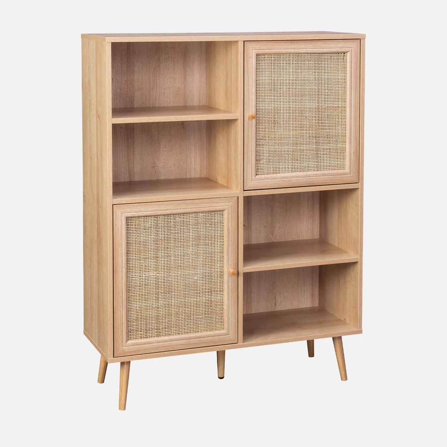 101.5cm sideboard with wood-effect and 4 doors