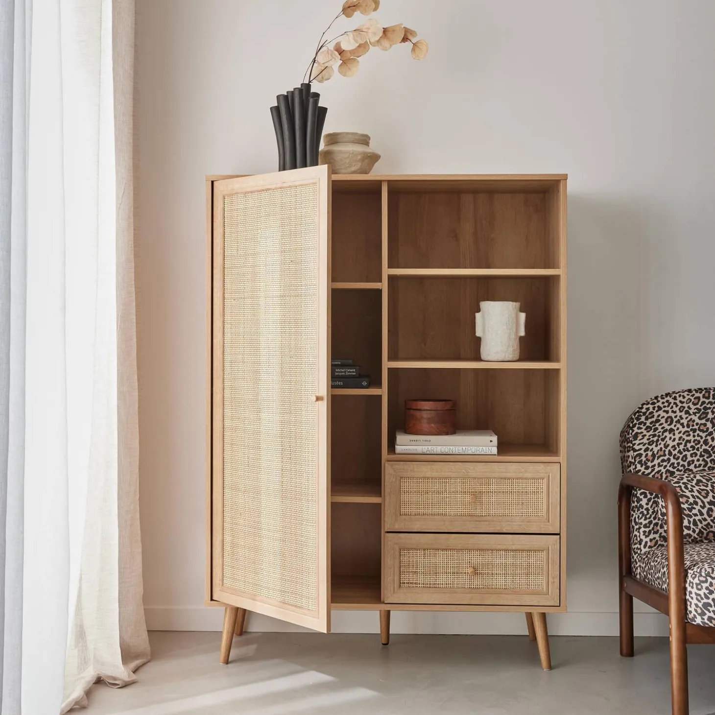 101.5cm sideboard with wood effect