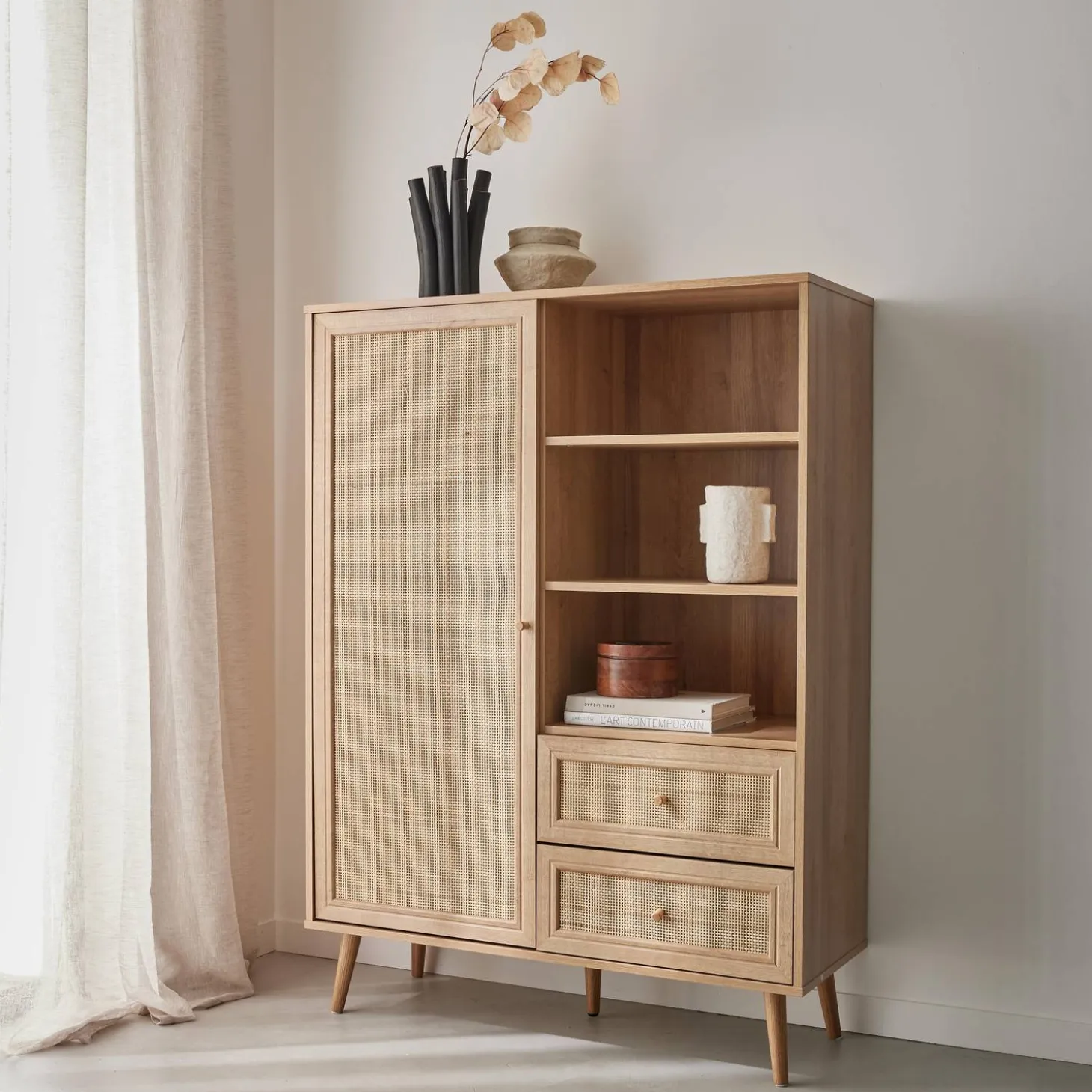 101.5cm sideboard with wood effect