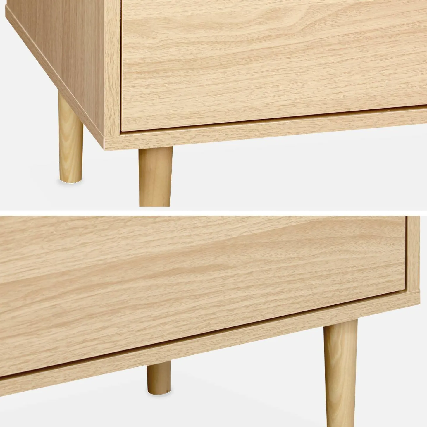 160cm TV unit wooden effect 2 doors
