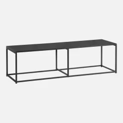 140cm urban-style TV unit metal