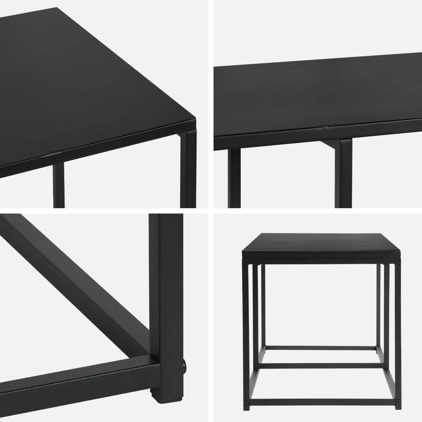 140cm urban-style TV unit metal