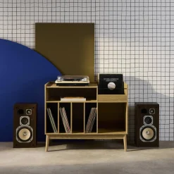 100cm vintage vinyl furniture with wood effect