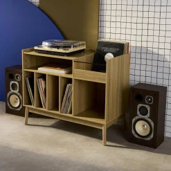 100cm vintage vinyl furniture with wood effect